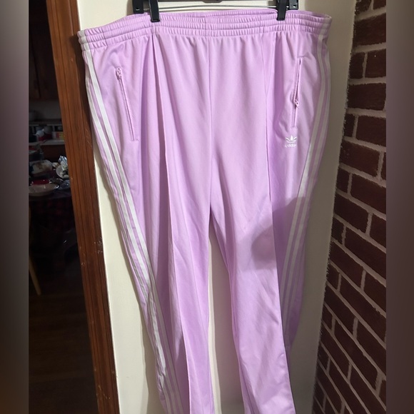Adidas Lavender Track Pants women’s size 3x - Picture 1 of 4